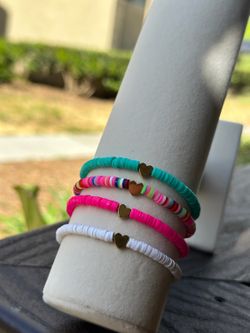 Heart Beaded Bracelets
