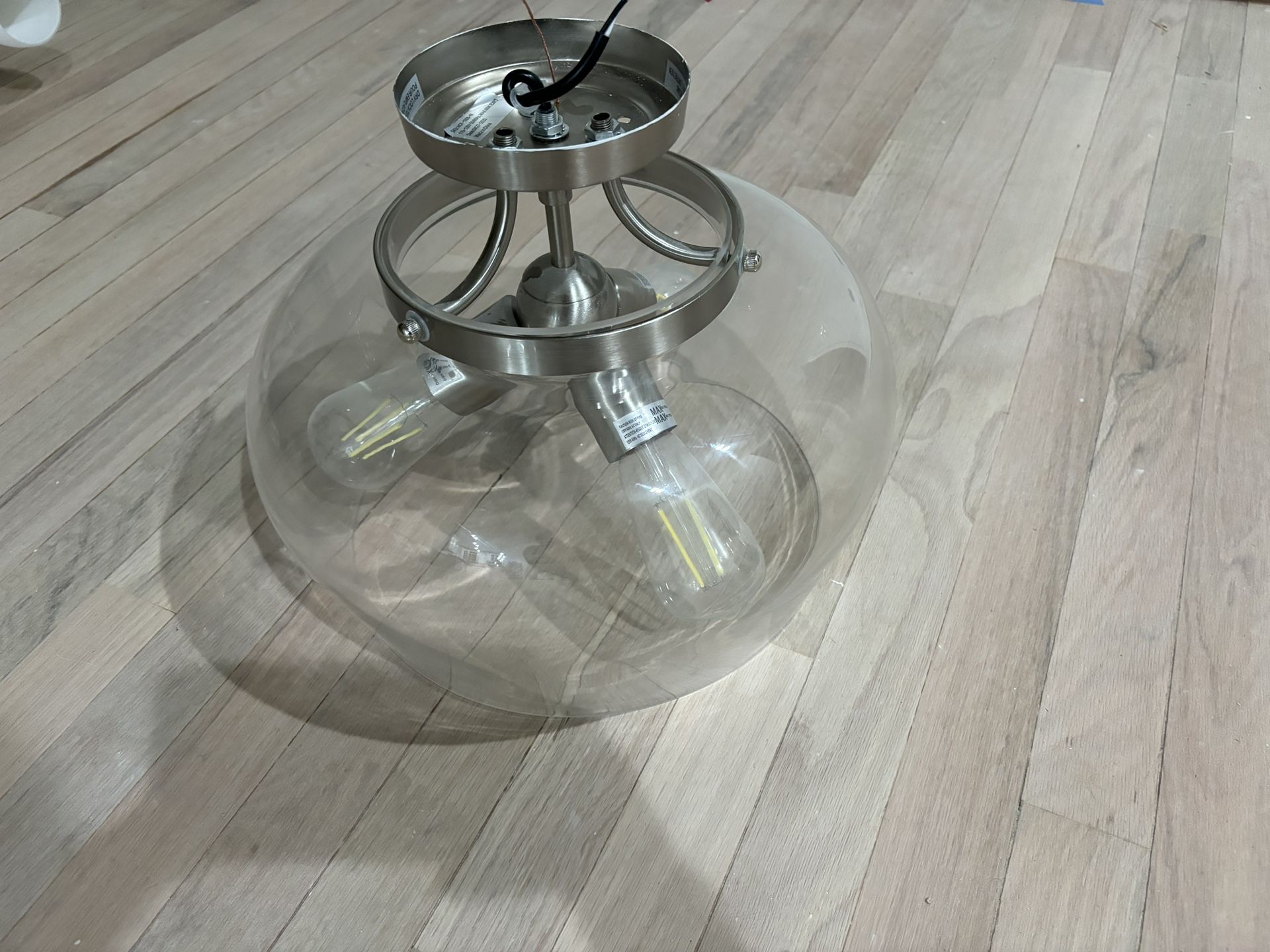 Modern Light Fixture W/ Light Bulbs