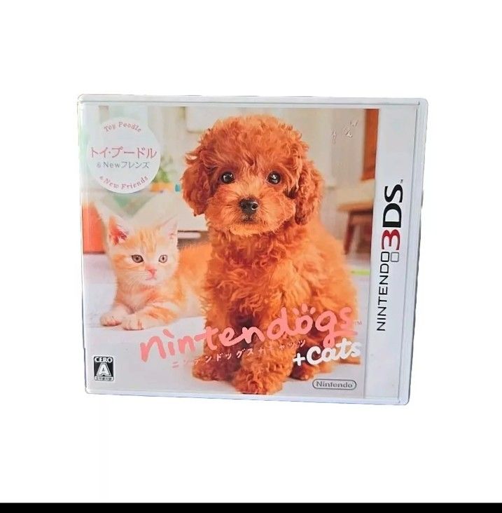 Nintendogs + Cats Toy Poodle 3DS Nintendo Japanese Version.