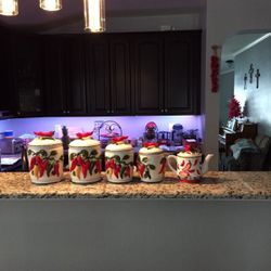 Jalapeño Ceramic Canisters