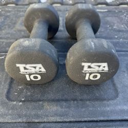 TSA Total Sports America 10 lb Dumbbells (Pair)