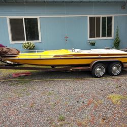 '78 Panther inboard 454ci  Outboard Berkeley 20ft