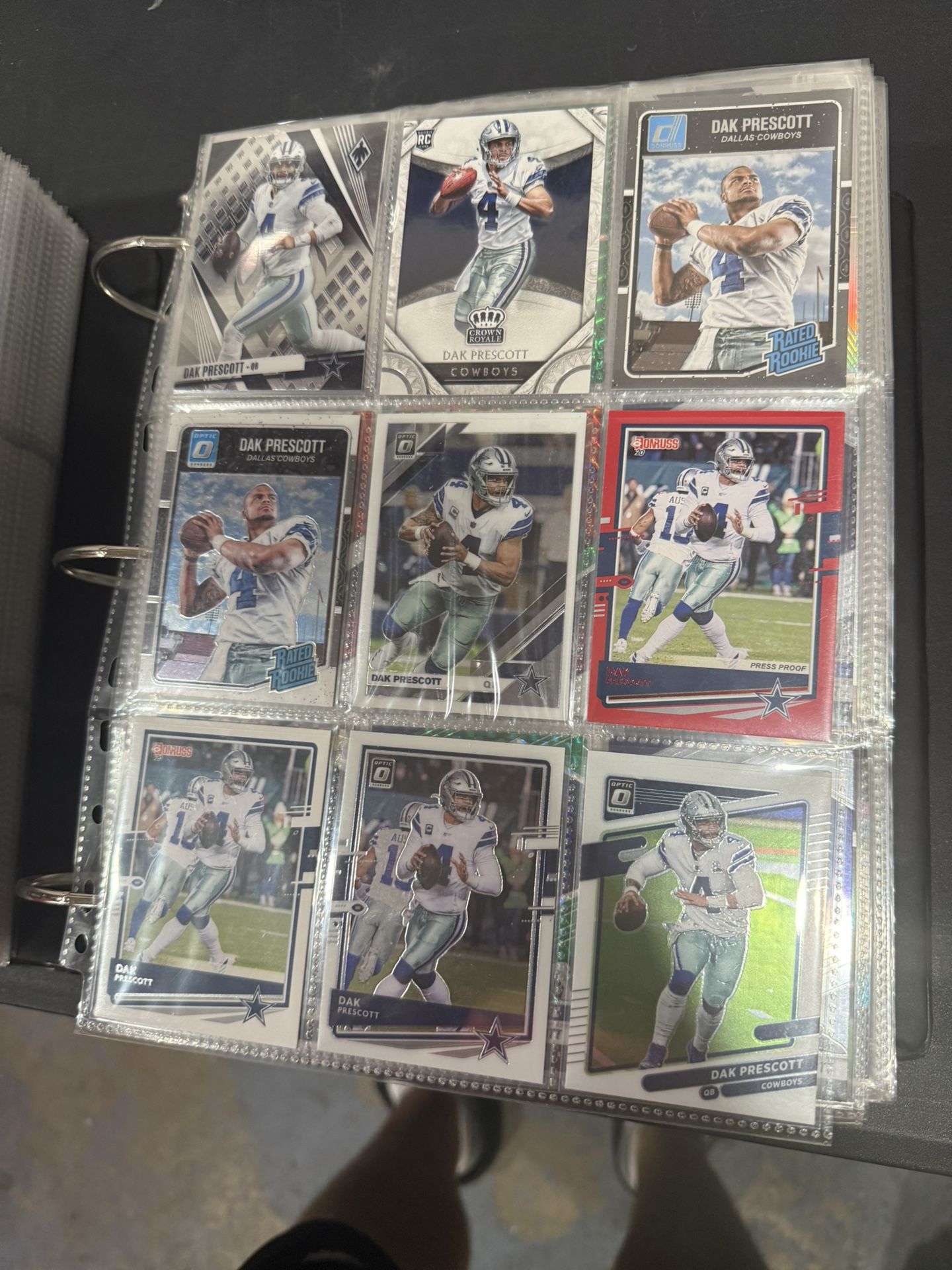 Dallas Cowboys Sports Card Collection