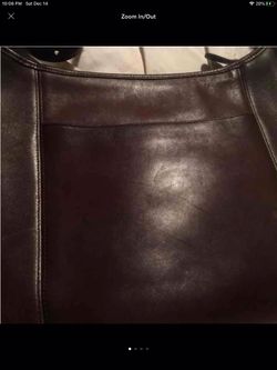 Coach - Large Bucket brown leather
