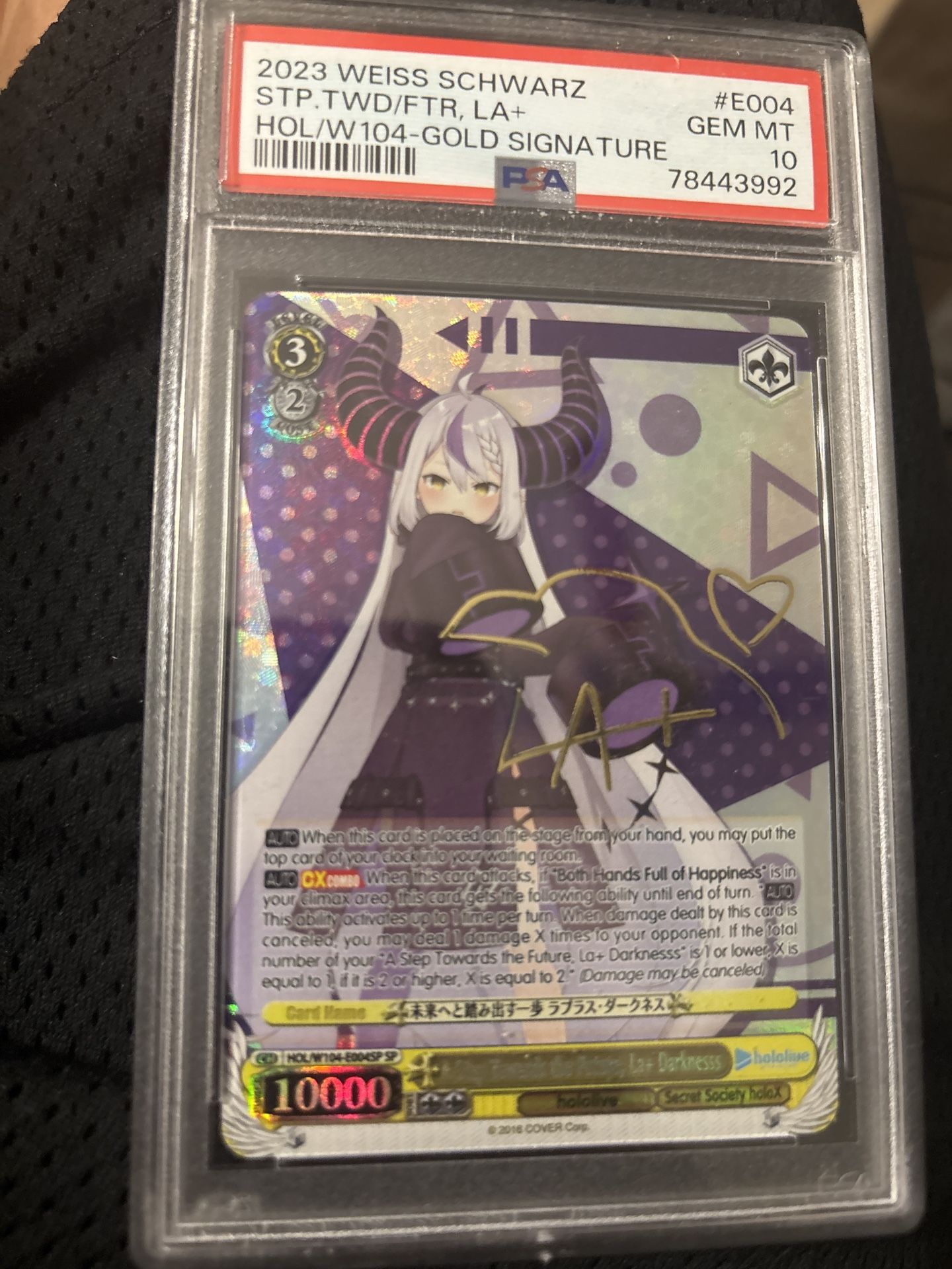 Hololive PSA 10 Laplus And Polka SP Weiss Shwartz