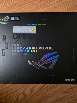 Rog crossing X870E dark hero