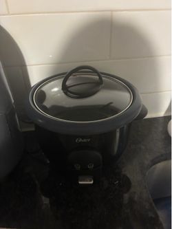 Rice cooker with steamer basket