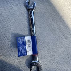 Kobalt 9/16-in x 5/8-in Standard (SAE) Ratchet Wrench