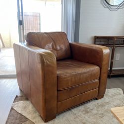 Mcm Leather Armchair Club chair 