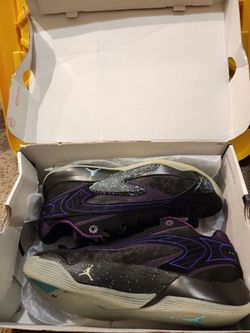 Brand new, with box Jordan Luka 2 black/glow-grand purple Mens size 9