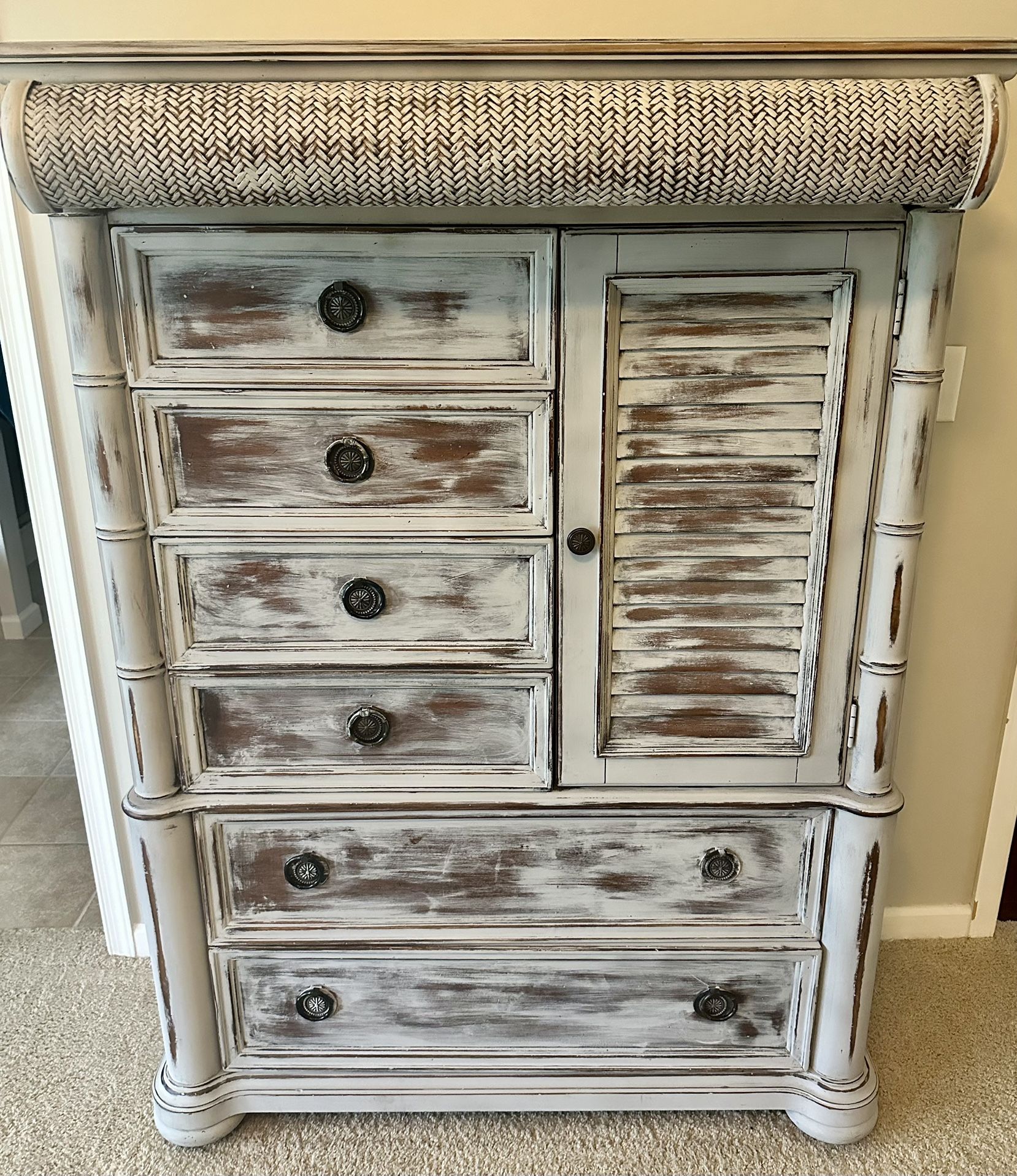 Clothing Armoire Solid Wood 