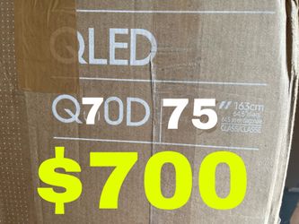 Samsung 75 QLED LED LCD 120Hz 4K TV , check my profile for more models