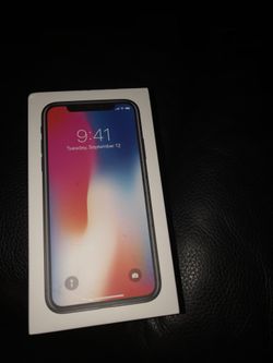iPhone X 256gb at&t brand new never used