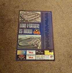 1997 Nascar schedule poster