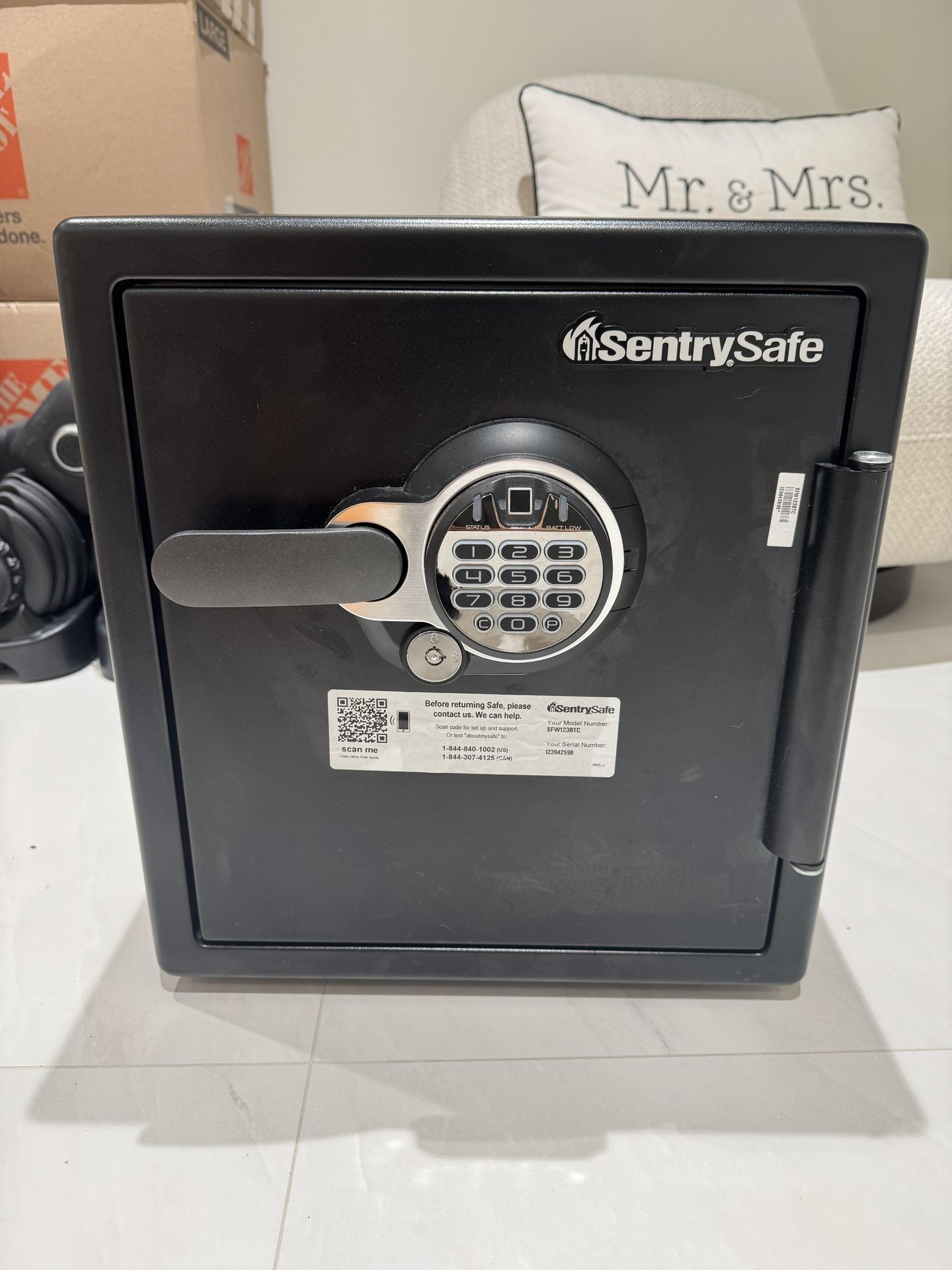 Sentry Safe 1.23 Cubic Feet - Fire & Water Proof