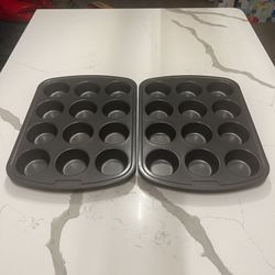 2 For $10– GoodCook Ready Nonstick 12 Cup Muffin Pan