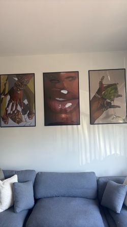 Graphic wall art $20 each