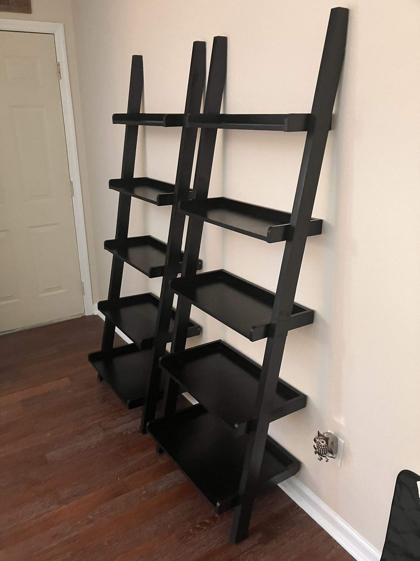 TWO IKEA Hoghem Ladder Bookshelves