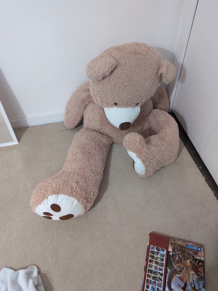 IKASA Giant Teddy Bear Plush Toy Stuffed Animals (Brown, 63 inches