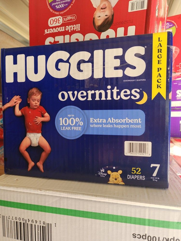 Huggies 7 $30 Each Box.  PRICE IS FIRM 
