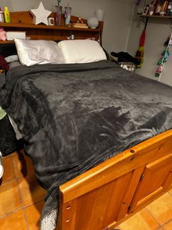 Full size bed and frame