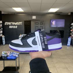 Nike Sb Dunk Low Court Purple Size 9 Available In Store!