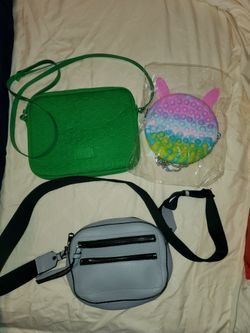 Purses  $6 Each. Pop It Bag Is New