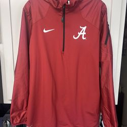 Alabama Crimson Tide Nike Dri Fit Pullover Jacket Size Medium 