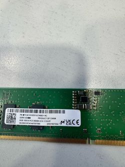 Micron 8GB DDR5 5600MHz Desktop RAM PC5 44800
