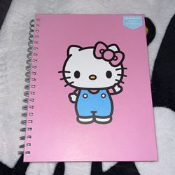 Large Hello Kitty Spiral Notebook 