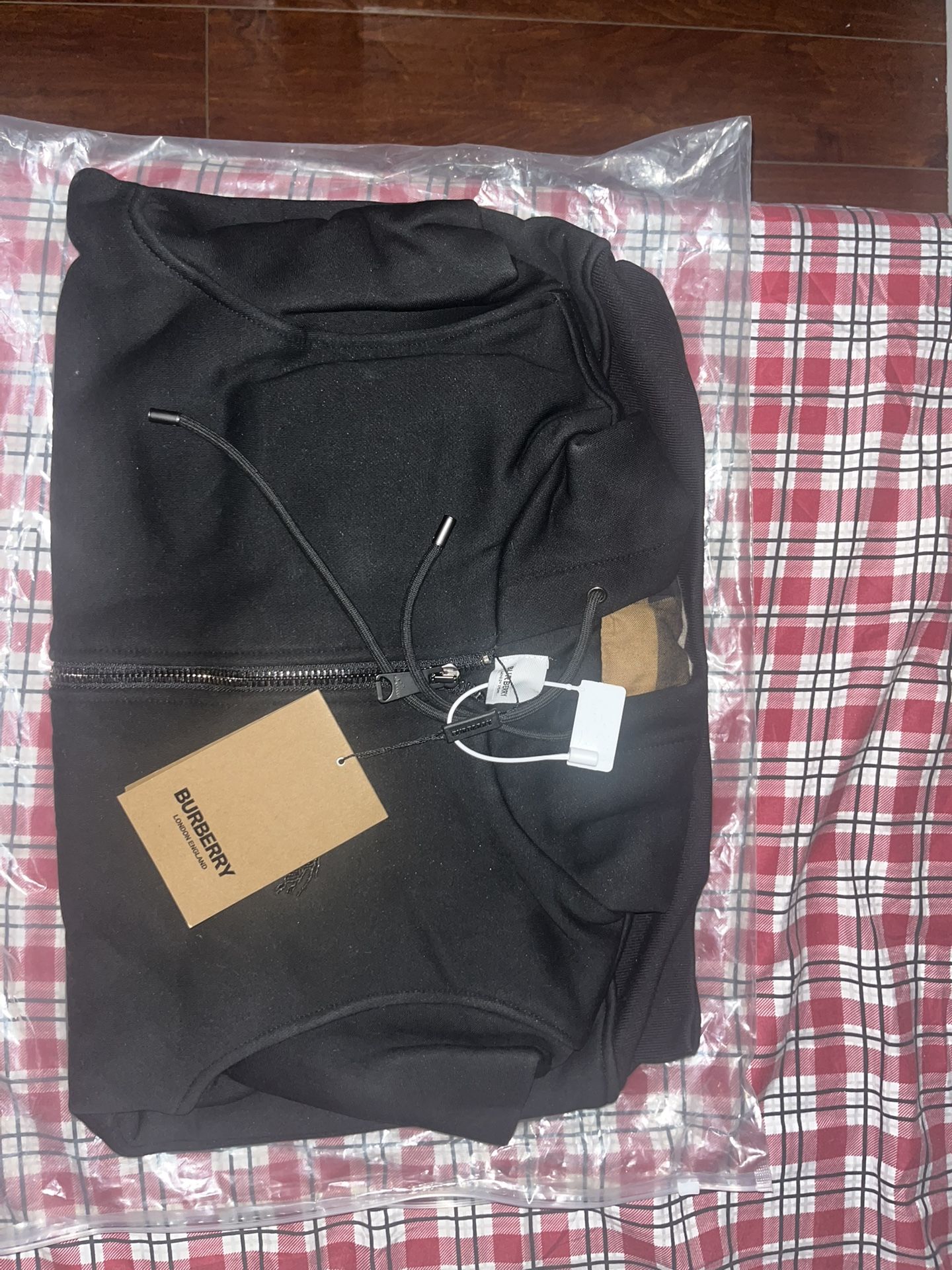 Burberry Zip Up Sweater