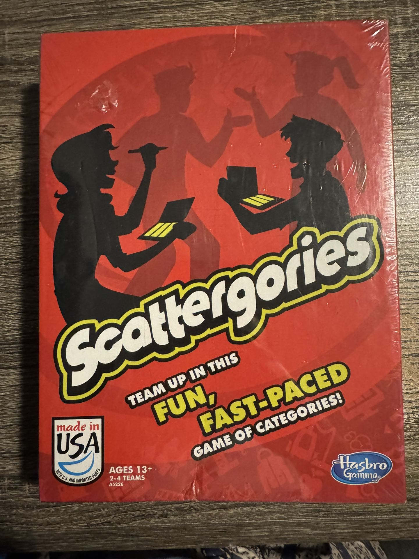 NEW Scattergories Board Game, Game of Categories, Family Board Games for Adults and Teens, Fun Party Games for 2 to 4 Teams, Word Games, Ages 13+