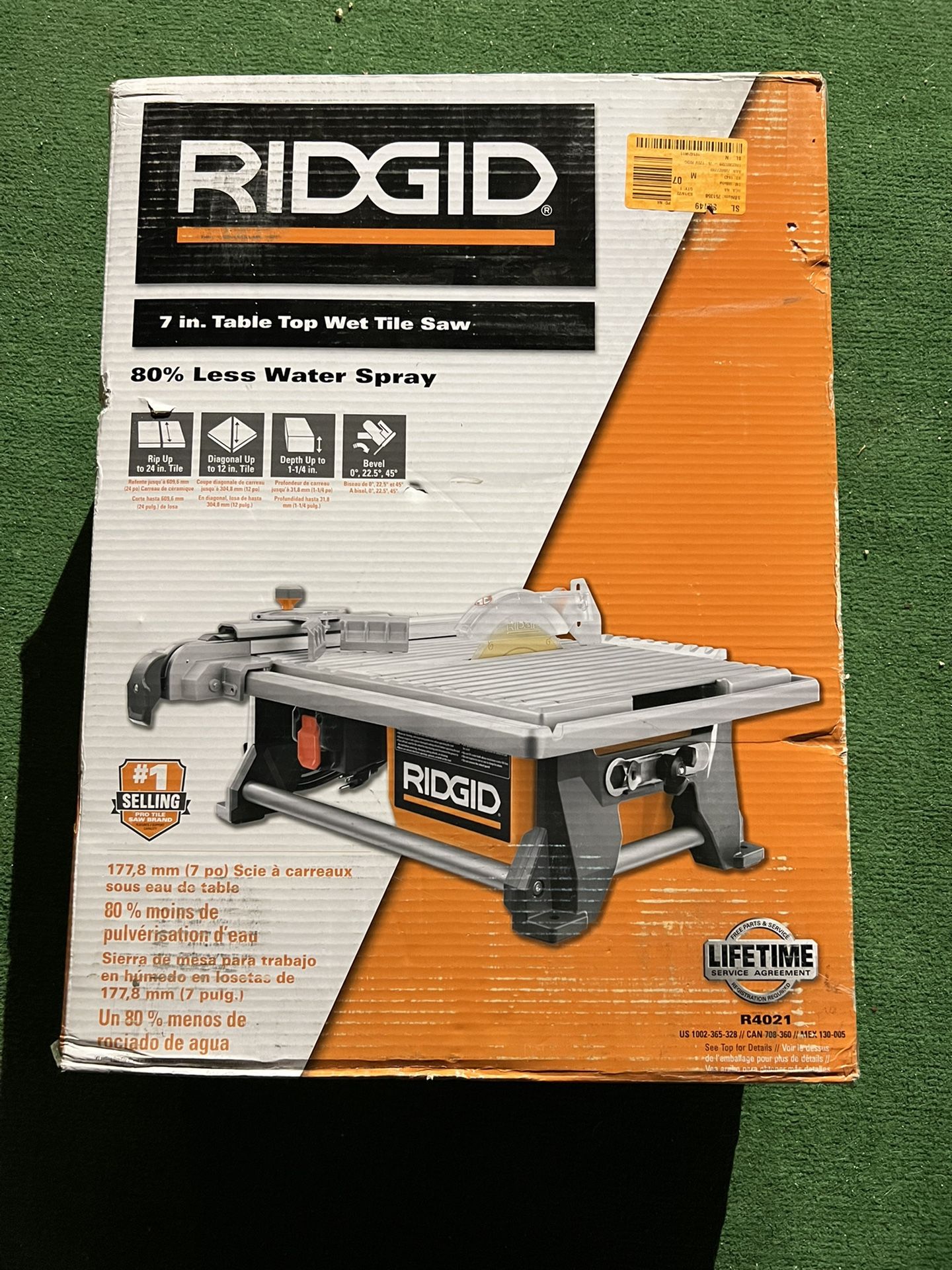 Rigid Wet Table Saw