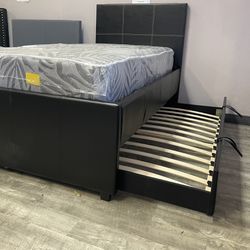 2 BEDS IN 1 TWIN SIZE TRUNDLE BED!! $345 INCLUDING DELIVERY!!! 
