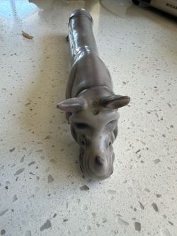 Vintage Craftsman Long Rhino 2 in 1 salt pepper shaker
