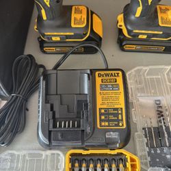 DEWALT Drill Driver, Impact driver and accessory 