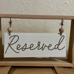 Reserved signs 