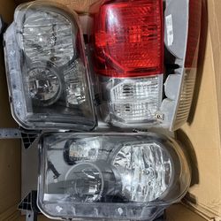 Tundra 2010 headlights and taillights