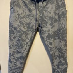 Lululemon City Sweat Joggers Mens Large Tie Dye Blue Sweatpants