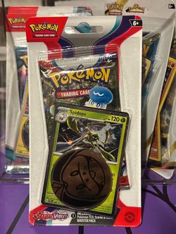 Pokemon Scarlet & Violet Single Pack Blister Spidops