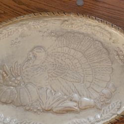 Turky Platter And Bowl 