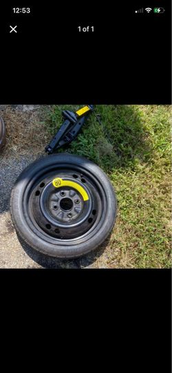 Jack and tire