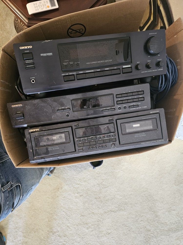 Old Stereo Equipment