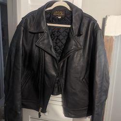 Leather Motorcycle  Jacket & Leather Chaps