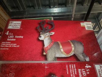 Christmas 4.5ft Reindeer Blow Mold Brand New 