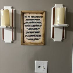 Wall Mount Candle Holders