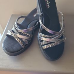 Skechers Strappy Bling Sandals