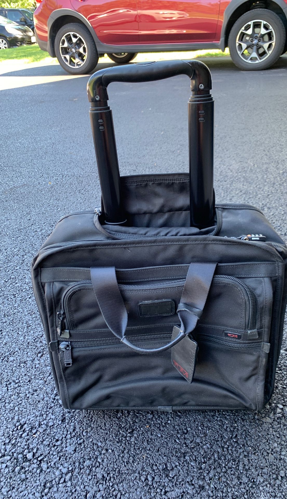 Tumi wheeled briefcase