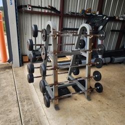 Fixed Barbells With Straight Bars