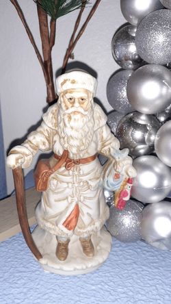 Ceramic Santa statue
